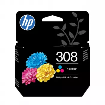 HP 308 Tri-Color Oryginalny wkład atramentowy