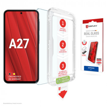E.V.I. DISPLEX Real Glass Szkło hartowane do Samsung Galaxy A27 5G (Szkło hartowane, 9H, 0,33 mm, przezroczyste)