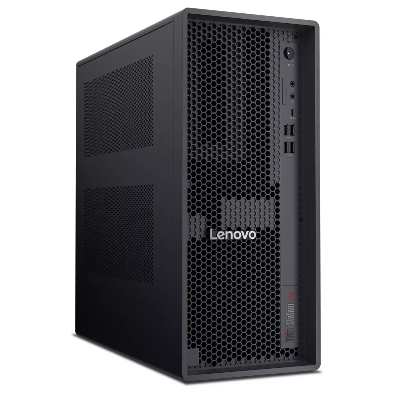 Lenovo ThinkStation P4 30KN Wieża Stacja Robocza - AMD Ryzen 5 Pro 9655 3.9GHz, 32GB RAM, 512GB NVMe SSD, Grafika Radeon, Windows 11 Pro, Monitor