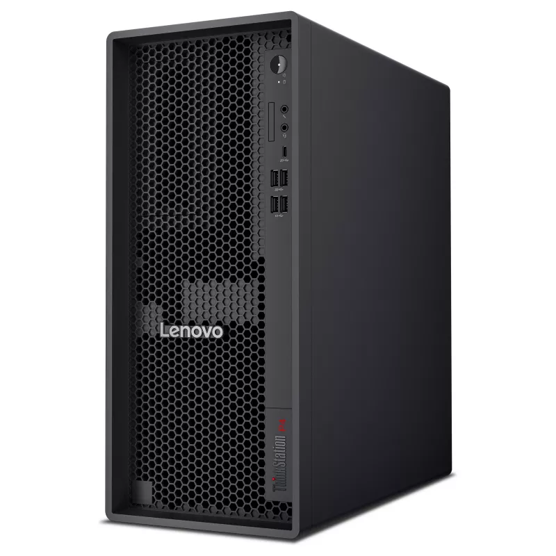 Lenovo ThinkStation P4 30KN Wieża Stacja Robocza - AMD Ryzen 5 Pro 9655 3.9GHz, 32GB RAM, 512GB NVMe SSD, Grafika Radeon, Windows 11 Pro, Monitor