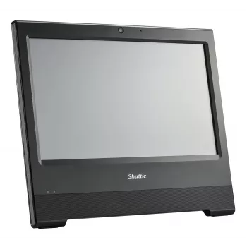 Shuttle XPC X50N All-in-One Barebone PC, Intel N150, 15,6 cala ekran dotykowy, czarny, bez systemu operacyjnego