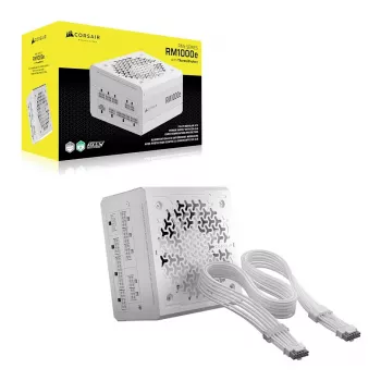 CORSAIR RMe White Series RM1000e 2026 Cybenetics Platinum Certified 1000W W Pełni Modułowy ATX 3.0 Zasilacz