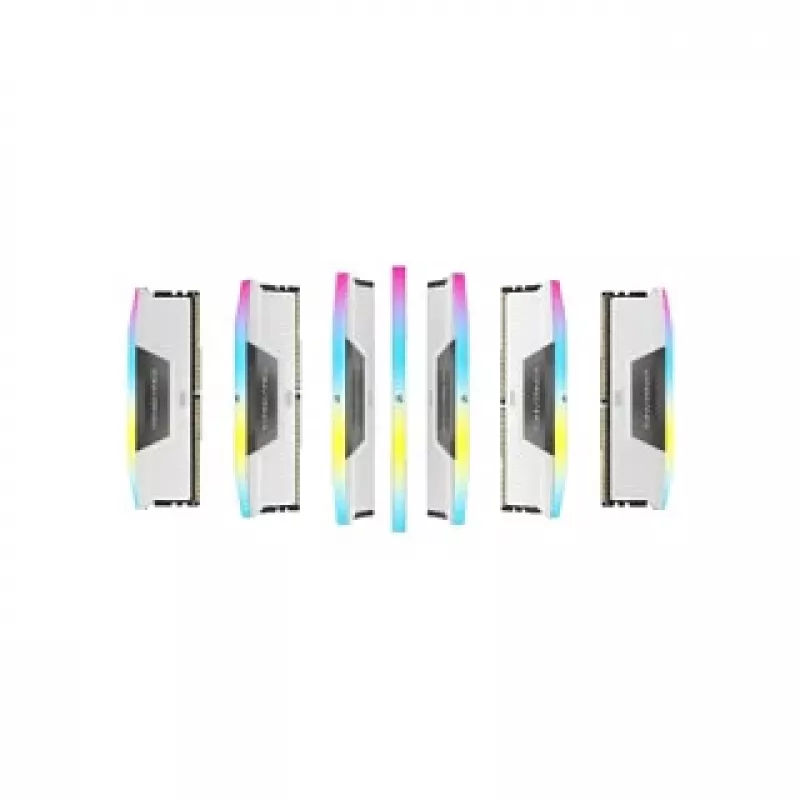 CORSAIR Vengeance RGB 32GB (2x16GB) DDR5 6000MHz CL38 Biały zestaw Dual Channel