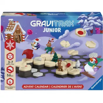Ravensburger GraviTrax Junior Kalendarz adwentowy - 24 dni niespodzianek z torem kulkowym