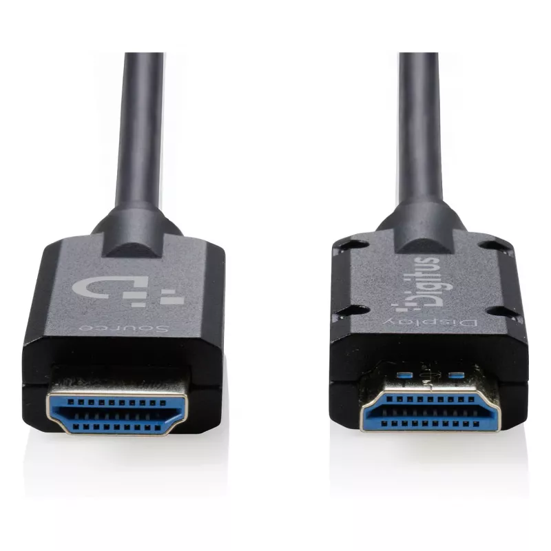 DIGITUS Armored HDMI 2.1 Active Optical Cable, 8K UHD, 20 m, Czarny