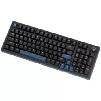 Klawiatura gamingowa Ducky OK-M 98, układ 98%, Hot-Swappable, podświetlenie RGB, ANSI US, przełączniki liniowe KTT Wine Red