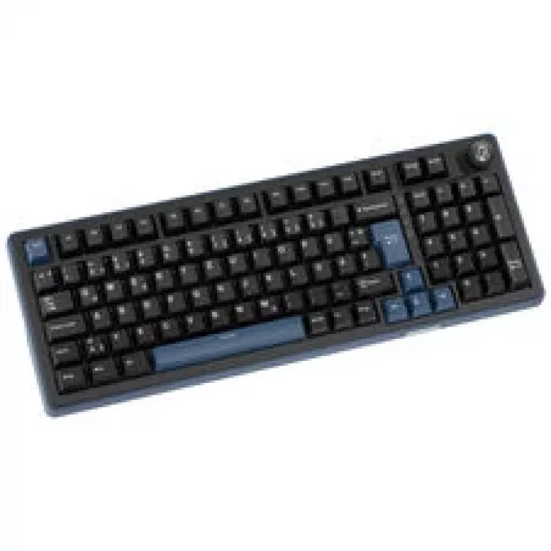 Ducky OK-M 98 Klawiatura gamingowa, układ 98%, Hot-Swap, podświetlenie RGB, ISO, przełączniki dotykowe KTT, czarna