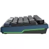 Ducky OK-M 75 Mechaniczna klawiatura do gier, układ 75%, przełączniki KTT Tactile Hot-Swap, podświetlenie RGB, ISO, czarna