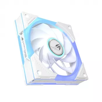 ASUS ROG Eurux GR120 ARGB Reverse Fan White Edition, 120 mm, pojedynczy zestaw