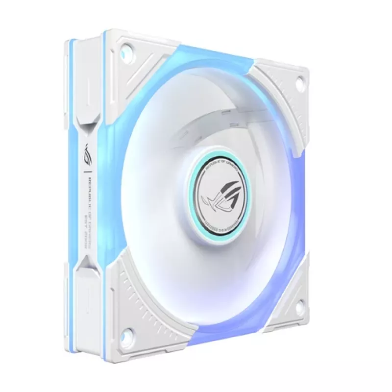 ASUS ROG Eurux GR120 ARGB Reverse Fan White Edition, 120 mm, pojedynczy zestaw