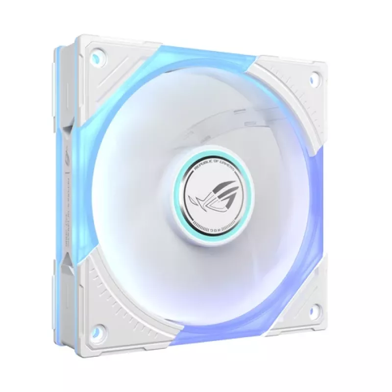 ASUS ROG Eurux GR120 ARGB Reverse Fan White Edition, 120 mm, pojedynczy zestaw