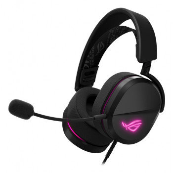 ASUS ROG Pelta Core Przewodowy Zestaw Słuchawkowy do Gier – 50mm przetworniki Essence, odpinany mikrofon, hybrydowe poduszki nauszne, wieloplatformowy