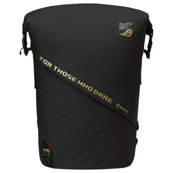 ASUS ROG Slash Plecak BP3802 Edition 20 - 16L wodoodporny plecak Cordura na laptopa do 17,3 cala, czarny