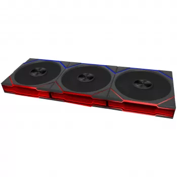 Lian Li UNI FAN TL FLEX Wireless ARGB 120mm Wentylator Zestaw 3 szt. z Kontrolerem - Czarny