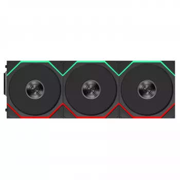Lian Li UNI FAN TL FLEX Wireless ARGB 120mm Wentylator Zestaw 3 szt. z Kontrolerem - Czarny
