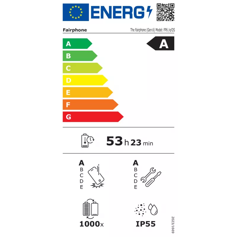 Fairphone 6+ 256GB Forest Green Dual SIM 5G Smartfon modułowy (12GB RAM, Android 13, 50MP potrójny aparat, IP55)