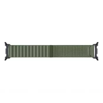 Samsung Fabric Band S/M Olive do Galaxy Watch9 i Watch8 - tkany nylon, rzep, 20mm szybkie zwalnianie