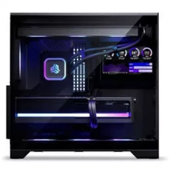 Obudowa PC Midi-Tower Phanteks XT V5 LCD, ATX, 7-calowy LCD, szkło hartowane - czarna