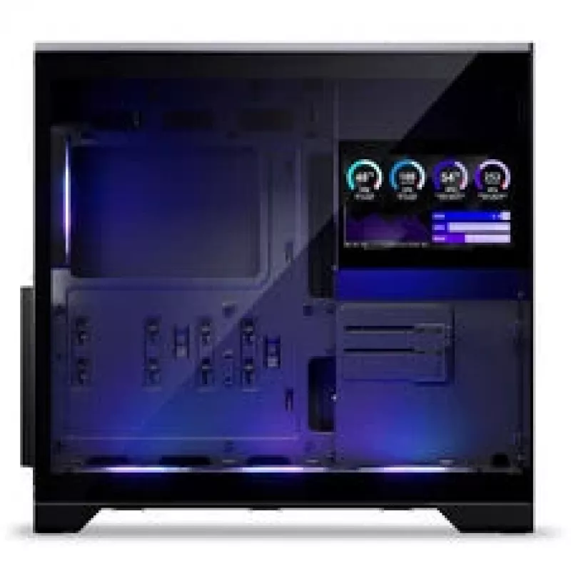Obudowa PC Midi-Tower Phanteks XT V5 LCD, ATX, 7-calowy LCD, szkło hartowane - czarna