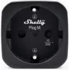 Shelly Plug M Gen3 Czarna inteligentna wtyczka z monitorowaniem energii, 13A, Wi-Fi i Bluetooth