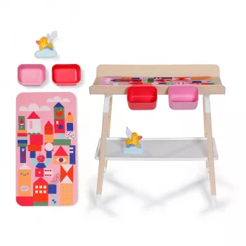 ZAPF CREATION BABY born Stolik do przewijania lalek z wbudowanym schowkiem i zdejmowanym materacykiem