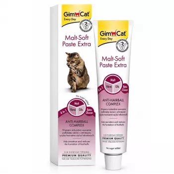 GimCat Malt-Soft Paste Extra - Pasta przeciw kłaczkom dla kotów, 100g
