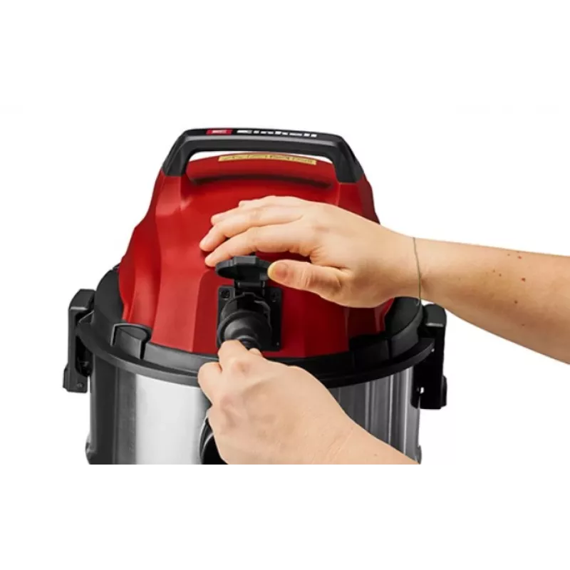 Einhell TC-VC 3055 SA Odkurzacz mokry i suchy z gniazdkiem elektrycznym, 55L zbiornik ze stali nierdzewnej, 1500W
