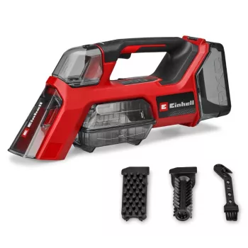 Einhell TE-SCL 18/200 Li-Solo Bezprzewodowy odkurzacz mokro-suchy z funkcją prania, 20L zbiornik ze stali nierdzewnej, 18V Power X-Change, bez akumulatora