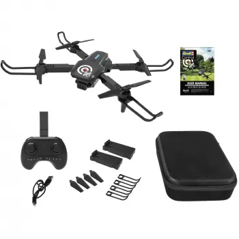Revell RC Quadrocopter GO! Video 2.0 - Gotowy do lotu dron z kamerą, sterowany pilotem 2.4 GHz