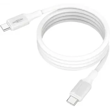 ANSMANN Magnetyczny kabel USB-C silikonowy 1,2 m biały