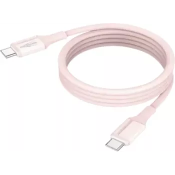 ANSMANN Magnetyczny kabel USB-C silikonowy 1,2 m różowy