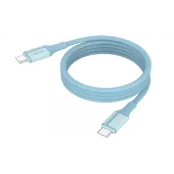ANSMANN Magnetyczny kabel USB-C silikonowy 120cm niebieski