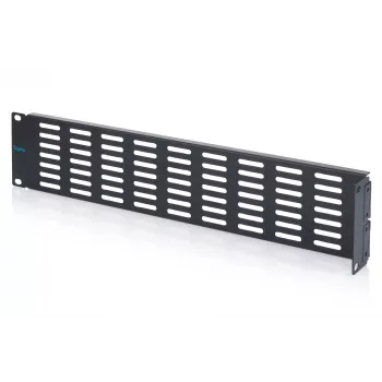 DIGITUS 1U 19-calowy uchylny panel zaślepiający wentylowany, RAL 7035 szary, stal