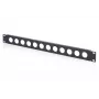 DIGITUS 1U Panel Zaślepka Rack na 12 Modułów Typu D, 19-calowy, Czarny
