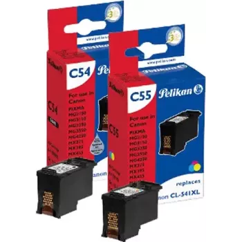 Pelikan Zestaw atramentów do uzupełniania do Canon PG-540XL/CL-541XL (czarny, cyjan, magenta, żółty, 4x20 ml)