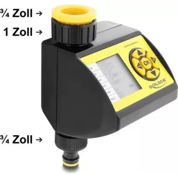Delock Sterownik nawadniania – 1-strefowy elektroniczny timer do automatycznego podlewania ogrodu