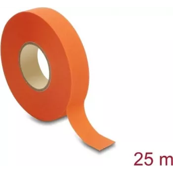 Taśma materiałowa Delock 25 m x 19 mm, odporna na rozdarcie, samoprzylepna, pomarańczowa