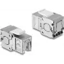Moduł Keystone Delock RJ45 żeński do LSA Cat.6A ekranowany, bez narzędzi, z osłoną przeciwpyłową
