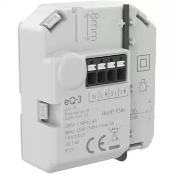 Homematic IP Podtynkowy Siłownik Przełącznika z Wejściem Przyciskowym (6 A)