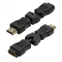 LogiLink HDMI Adapter kątowy 270° męski-żeński 4K 60Hz