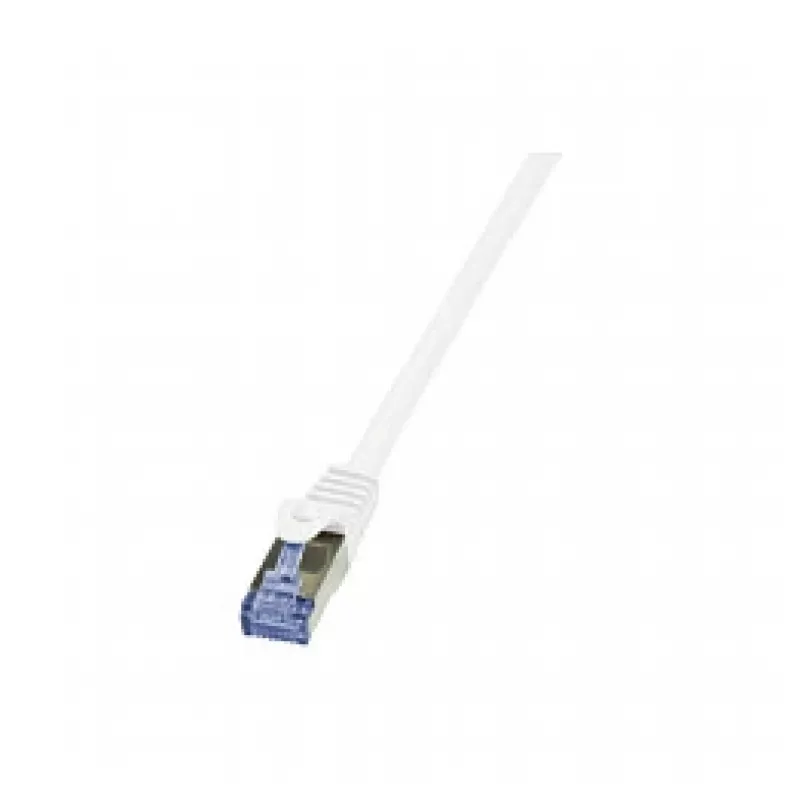 LogiLink PrimeLine Cat.6A/7 S/FTP PIMF Patch Cable, 600 MHz, 1,5 m, Biały