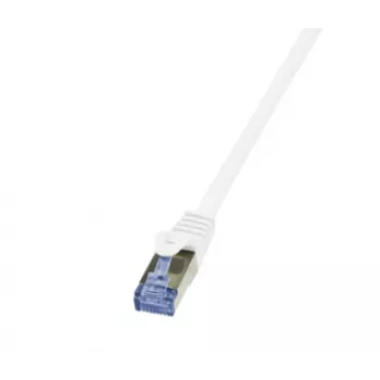 LogiLink PrimeLine Cat.6A/7 S/FTP PIMF Patch Cable, 600 MHz, 1,5 m, Biały
