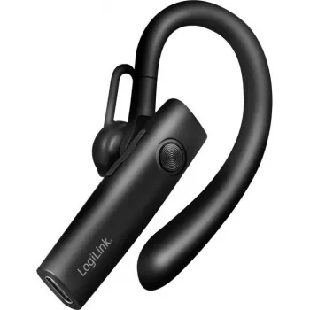 LogiLink BT0078 Słuchawka douszna Bluetooth 5.4 z mikrofonem, czarna