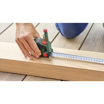 Bosch 1600A03318 5m Taśma miernicza z klipsem na ołówek (Zielona/Czarna)