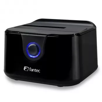 FANTEC DS-X1U3-Glanz USB 3.2 Gen 1 Docking Station do 2,5 inch SATA HDD/SSD, wysoki połysk czarny