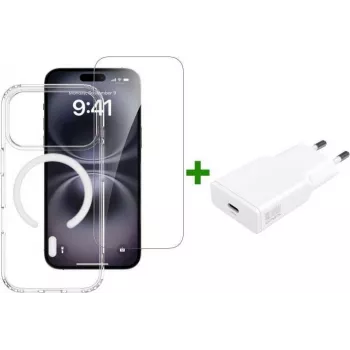 4SMARTS 3-w-1 Premium Zestaw Startowy do Apple iPhone 18 Pro / 17 Pro MagSafe