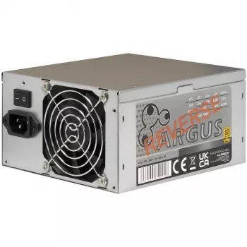 Inter-Tech HA-600AA2-Rev 600W ATX Zasilacz - Czarny, Nie-Modularny, Wentylator 120mm