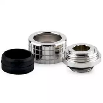 Thermal Grizzly DeltaMate Złączka zaciskowa, mosiądz - nikiel polerowany, do rurek sztywnych 14 mm, gwint G1/4 inch
