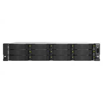 QNAP TS-H1465U-RP-8G 12-zatokowy 2U NAS do montażu w szafie rack z Intel Xeon D-1622, 16GB DDR4 ECC, 2x 10GbE, redundantnym zasilaczem