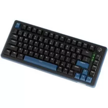 Ducky OK-M 75 Klawiatura gamingowa, 75%, Hot-Swappable, RGB, ANSI - przełączniki KTT Baby Blue